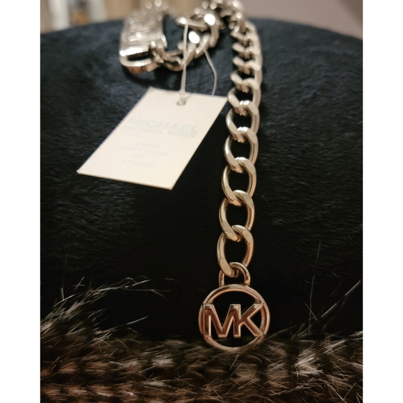NEW MICHAEL Michael Kors Silver Chain Belt main image 7